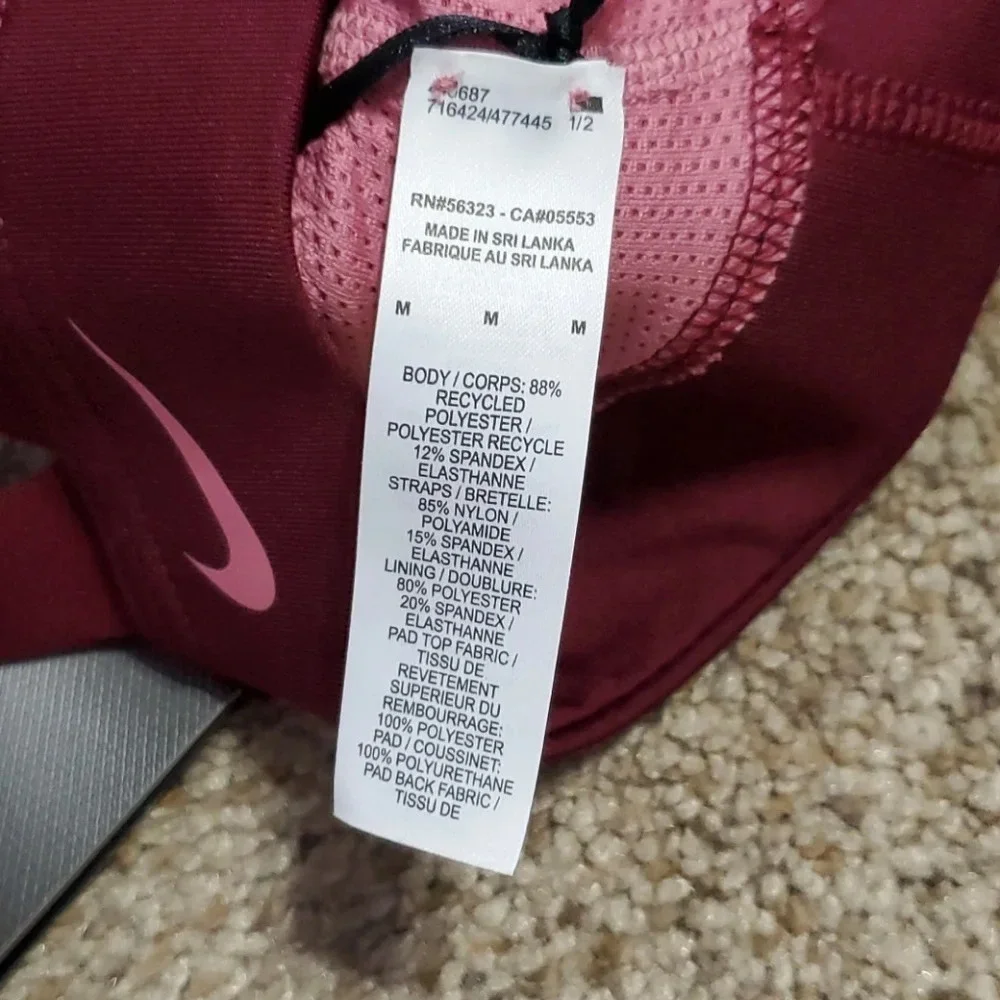 NWT Nike Indy Metallic Low Impact Sports Bra M